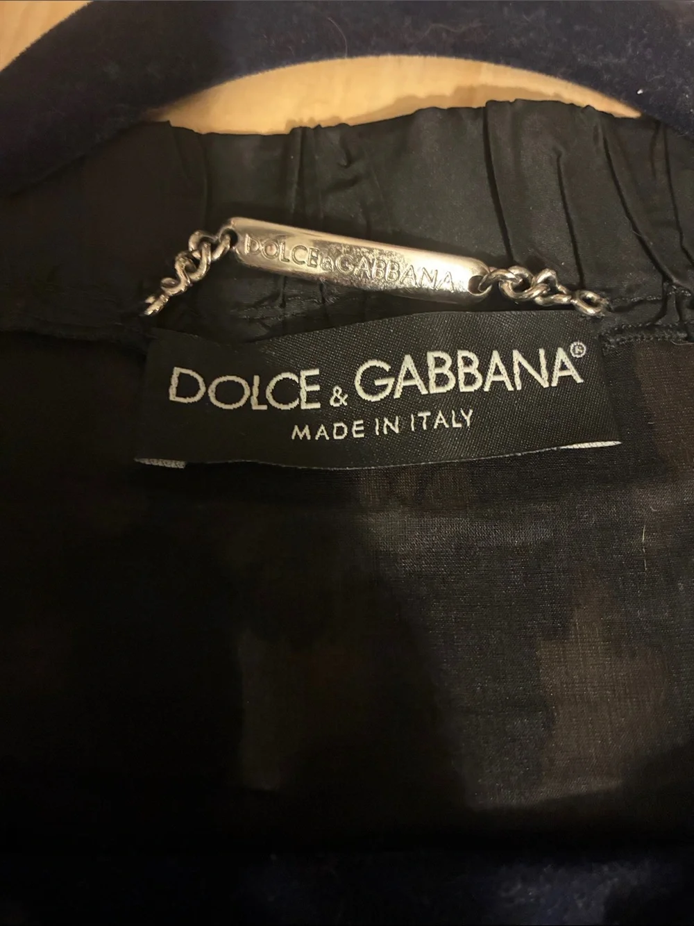 Vintage Dolce & Gabbana Black Textured Cropped Jacket with Jewel Buttons